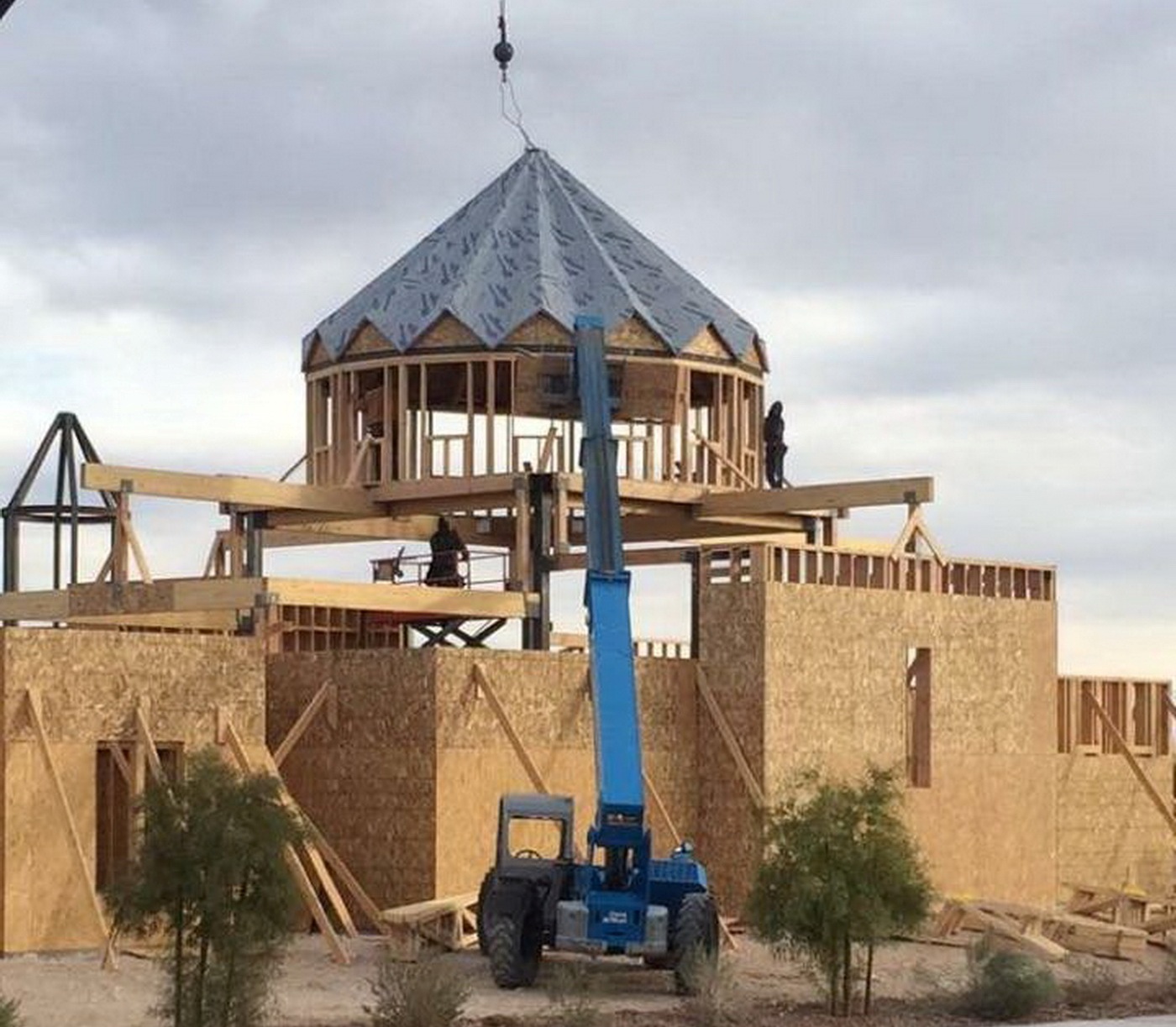 Main Dome Placed on the Armenian Church of Las Vegas