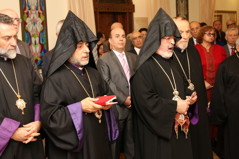 Stewardship Plaque Dedicated in Memory of Patriarch Shnork Kaloustian