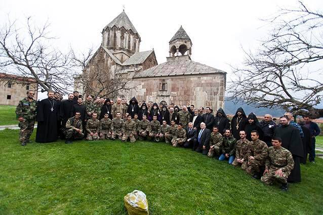 Catholicoi Visit Gandzasar Monastery in Arstakh