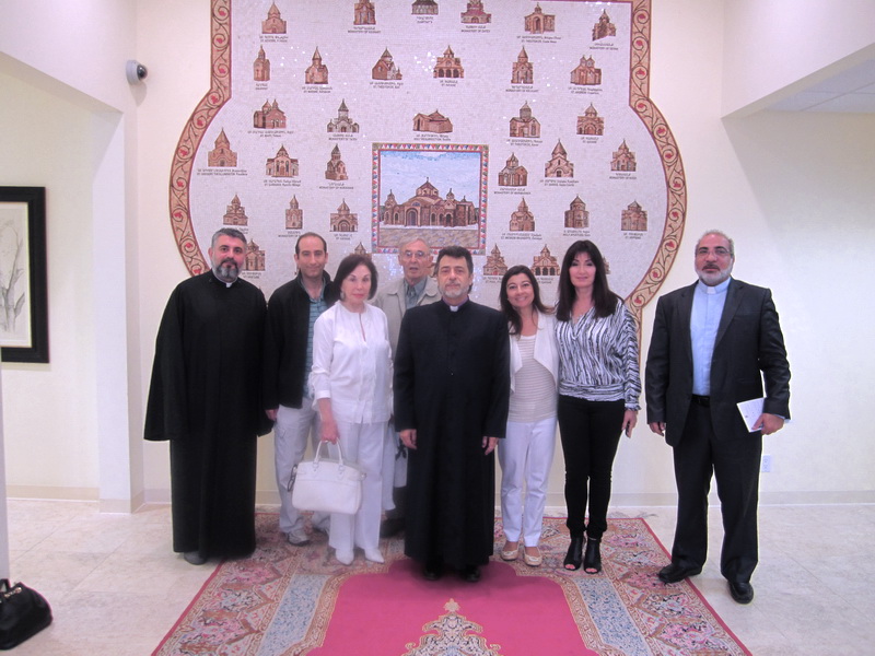 Primate and Rev. Fr. Serovbe Alanjian Meet with Parish Council of the Armenian Church of Ventura County