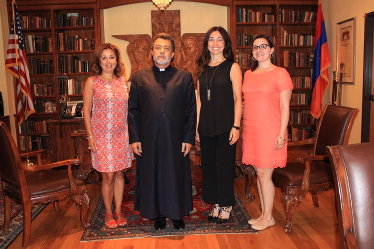 Primate Welcomes CHLA's Senior Staff and Agape Circle's Chairlady