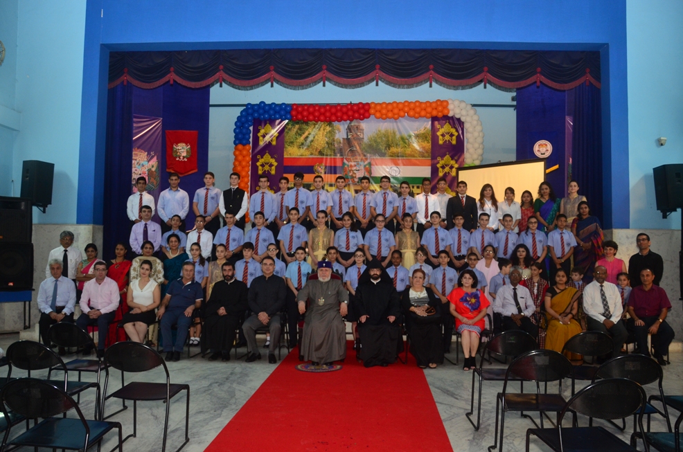 His Holiness Karekin II Visits Armenian College and Philanthropic Academy of Calcutta