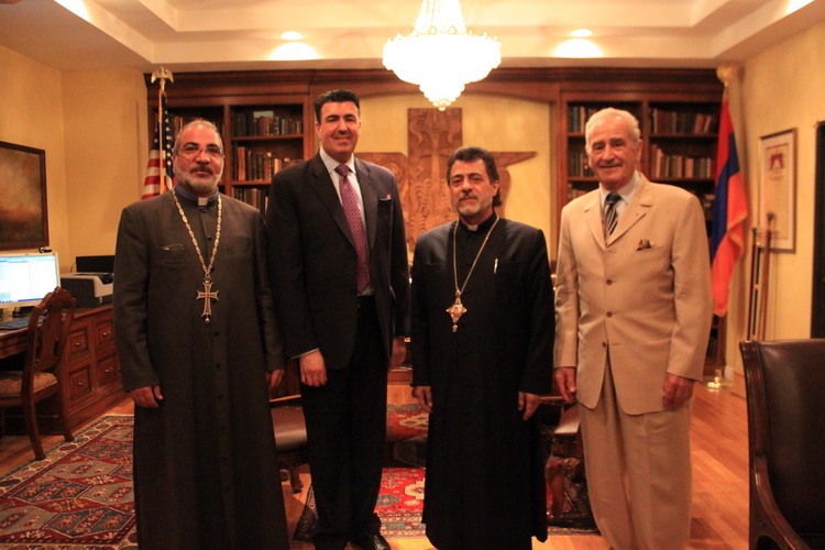Consul General of Lebanon Visits the Western Diocese