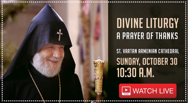 Divine Liturgy Presided by H.H. Karekin II, Supreme Patriarch and Catholicos of All Armenians - October 30, 2016