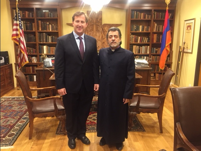 Armenian Assembly’s Executive Director Visits the Western Diocese