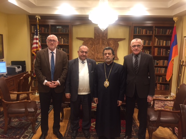 NKR Parliament Member Armen Sargsyan Visits the Western Diocese