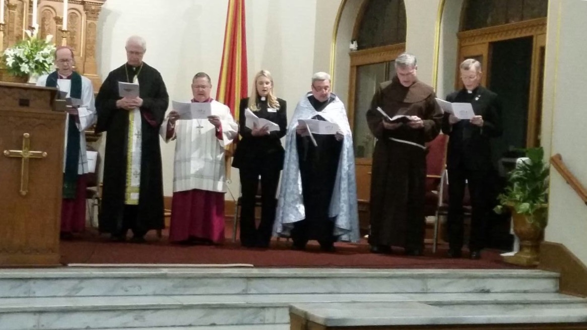 Fr. Zacharia Saribekyan Represents the Western Diocese at Week of Prayer for Christian Unity 
