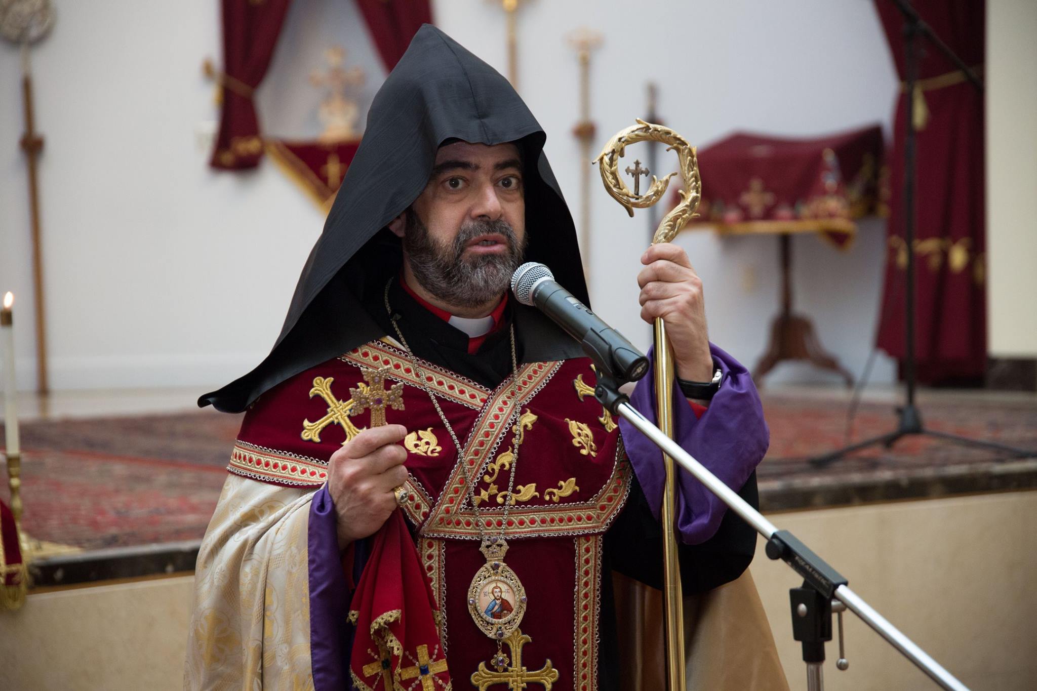 Bishop Sion Adamyan Celebrant at St. Leon Armenian Cathedral