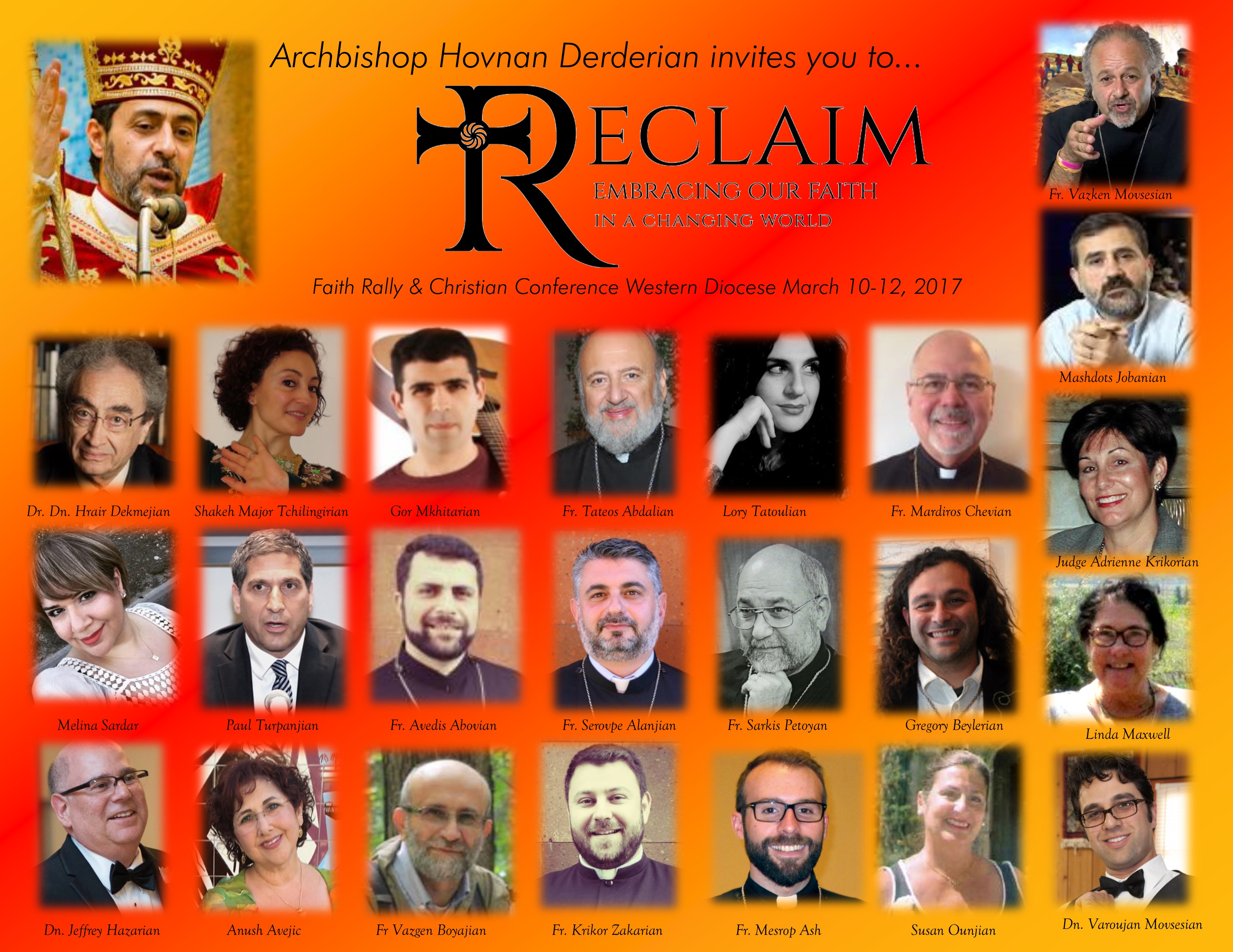 RECLAIM Conference: Embracing Our Faith in a Changing World to be Held on March 10-12, 2017