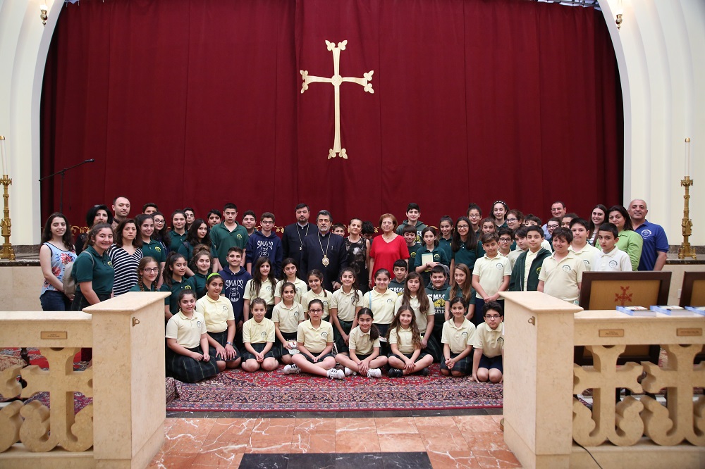 Sahag Mesrob Armenian Christian School Students Visit the Western Diocese