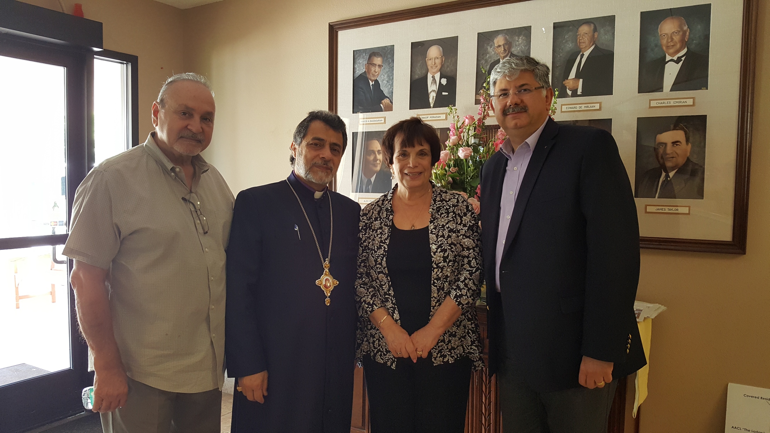 Primate and Diocesan Council Member Mr. Derik Ghookasian Visit California Armenian Home