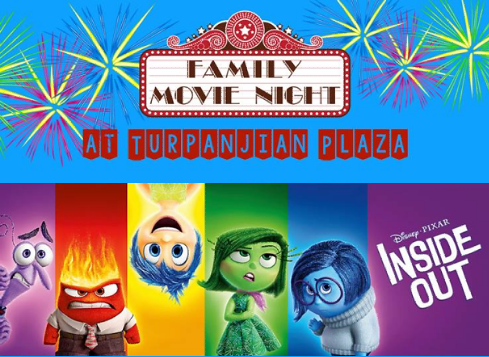 Family Movie Night at the Turpanjian Plaza