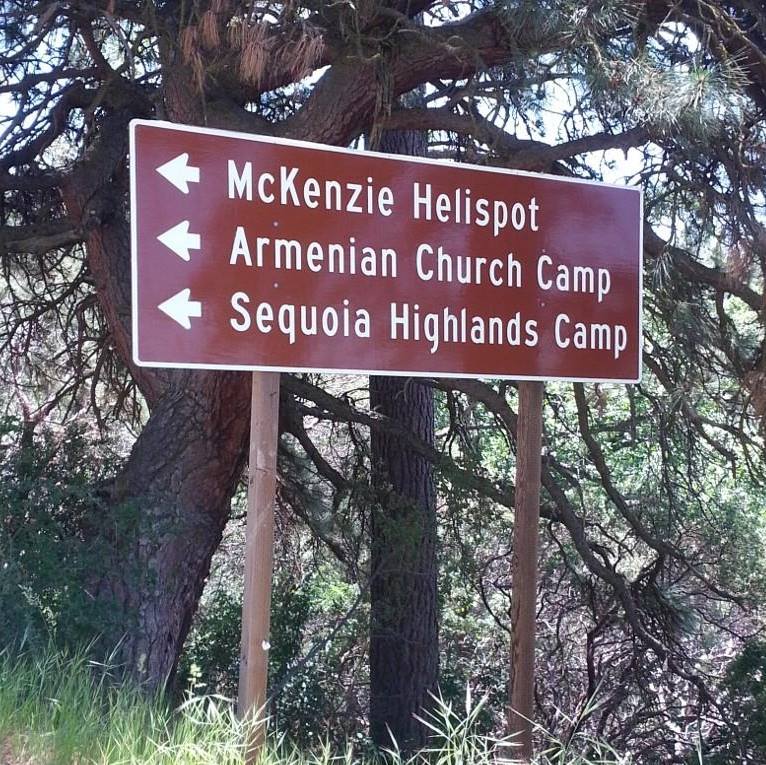 US Forest Service Road into Camp is Being Repaired