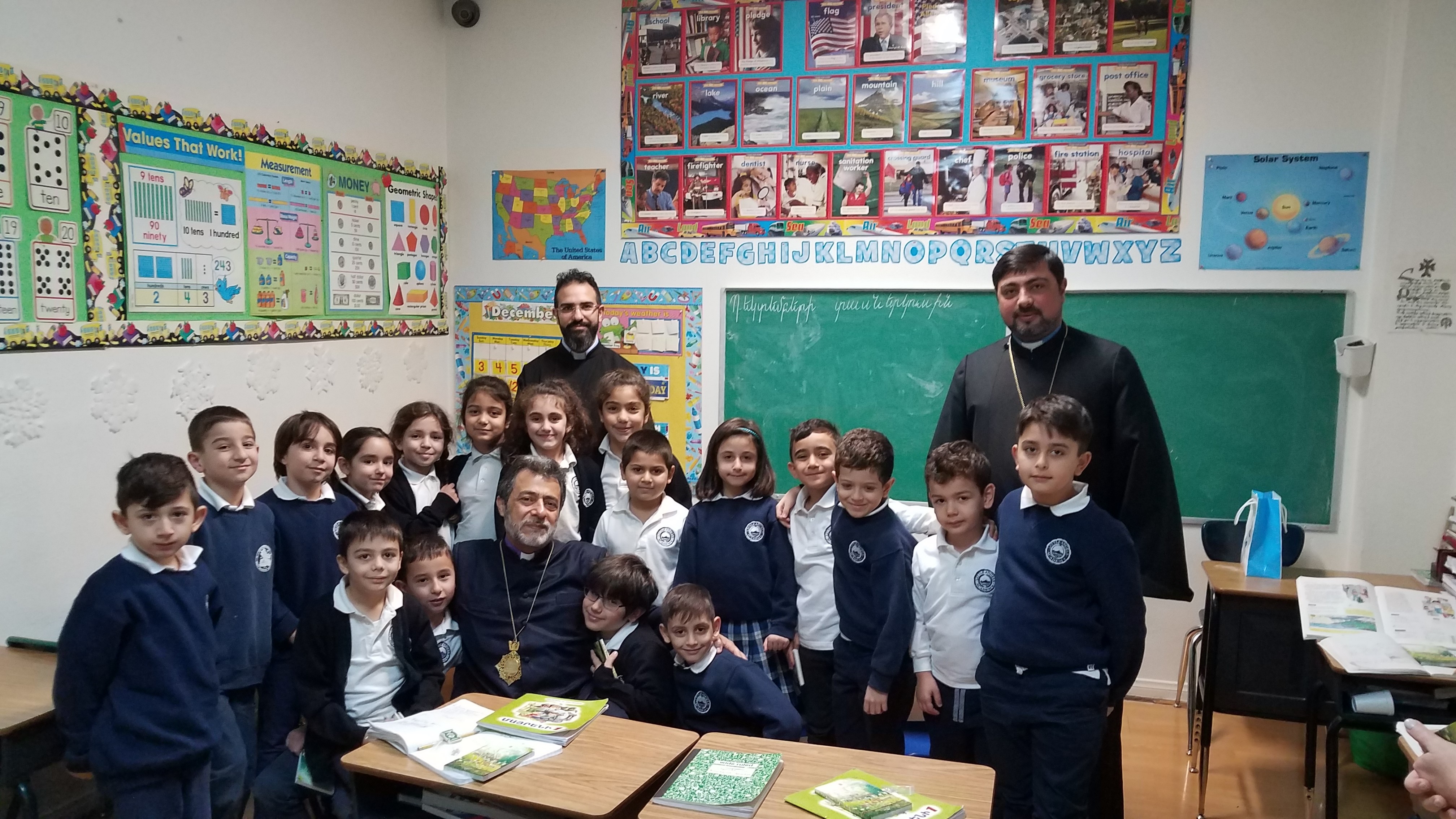 Primate Visits Armenian Schools