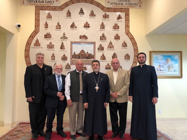 Knights of Vartan Leadership Visits the Western Diocese