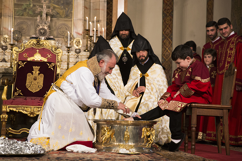 Ամենայն Հայոց Կաթողիկոսը Մայր Աթոռում հանդիսապետեց Ոտնլուայի արարողութիւնը