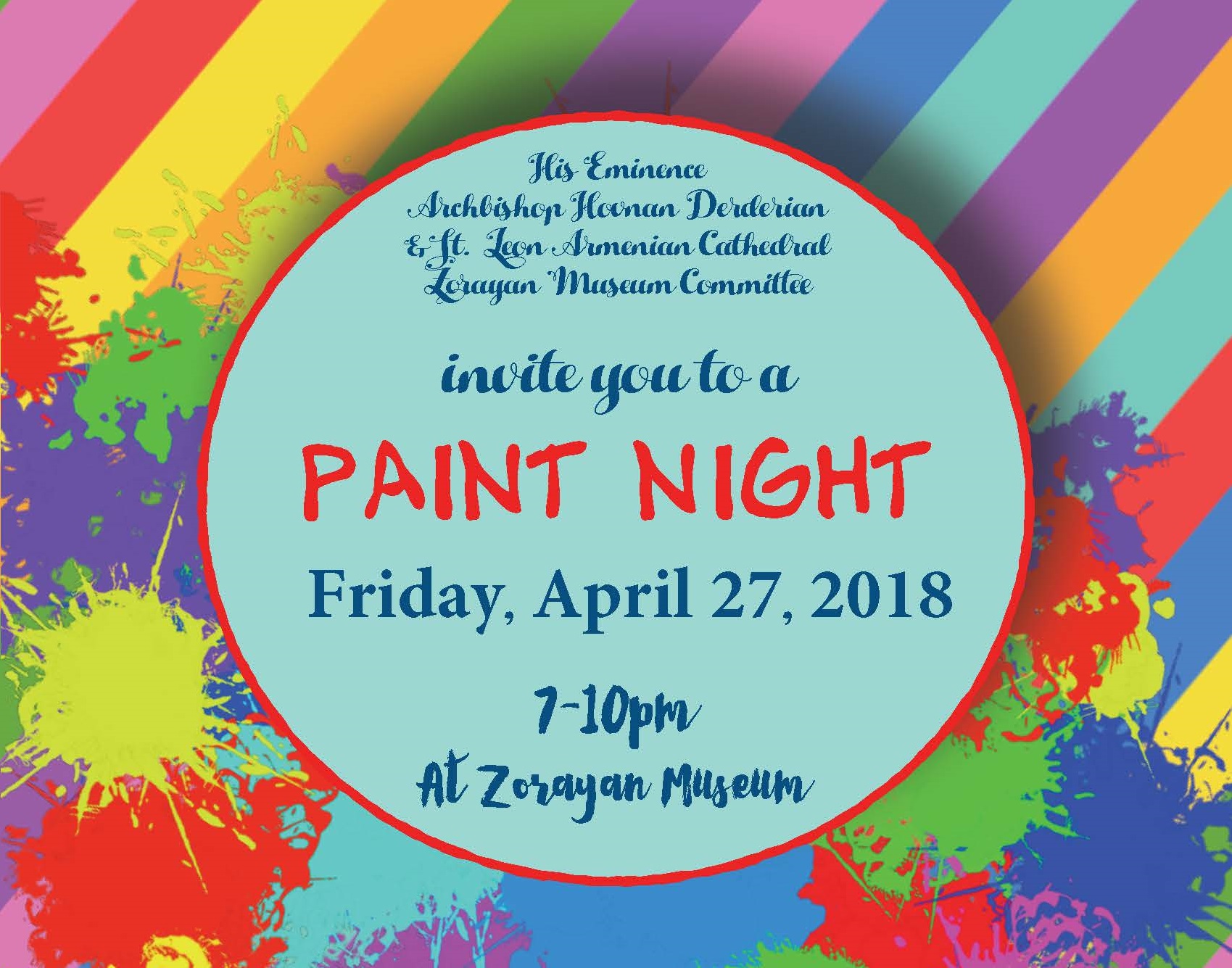 ZOROYAN MUSEUM TO HOLD “FAMILY PAINT NIGHT” ON APRIL 27
