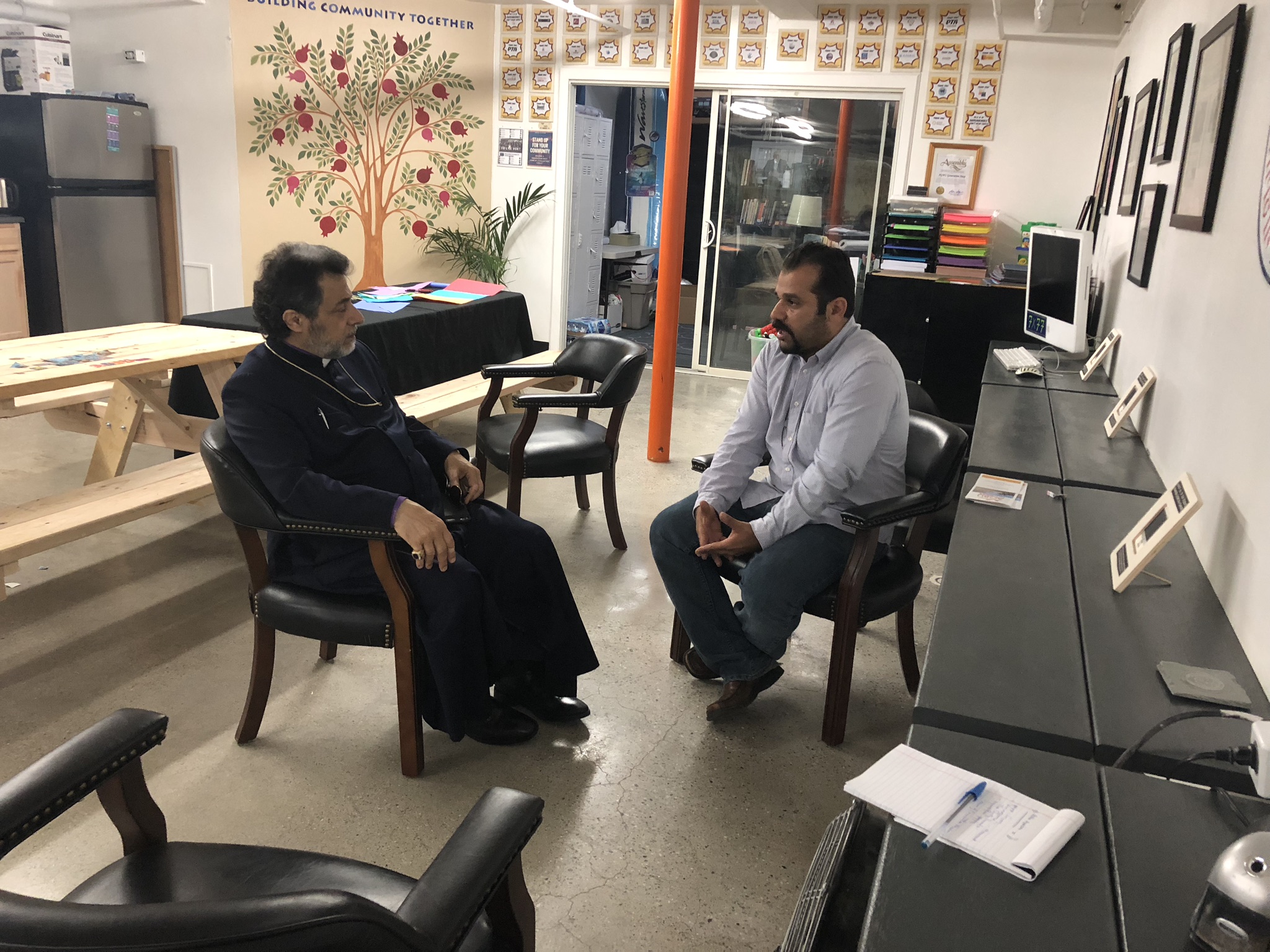 Primate Visits New Office and Community Center of the AGBU GenNext in Glendale
