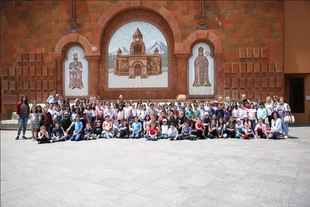 Third Grade FLAG Students of R.D. White and Thomas Jefferson Elementary Schools Visit the Western Diocese