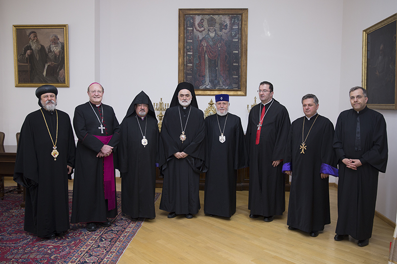 Ամենայն Հայոց Կաթողիկոսն ընդունեց Ավստրալիայի եկեղեցիների հոգևոր առաջնորդներին - Catholicos of All Armenians Welcomes Religious Leaders of Australia