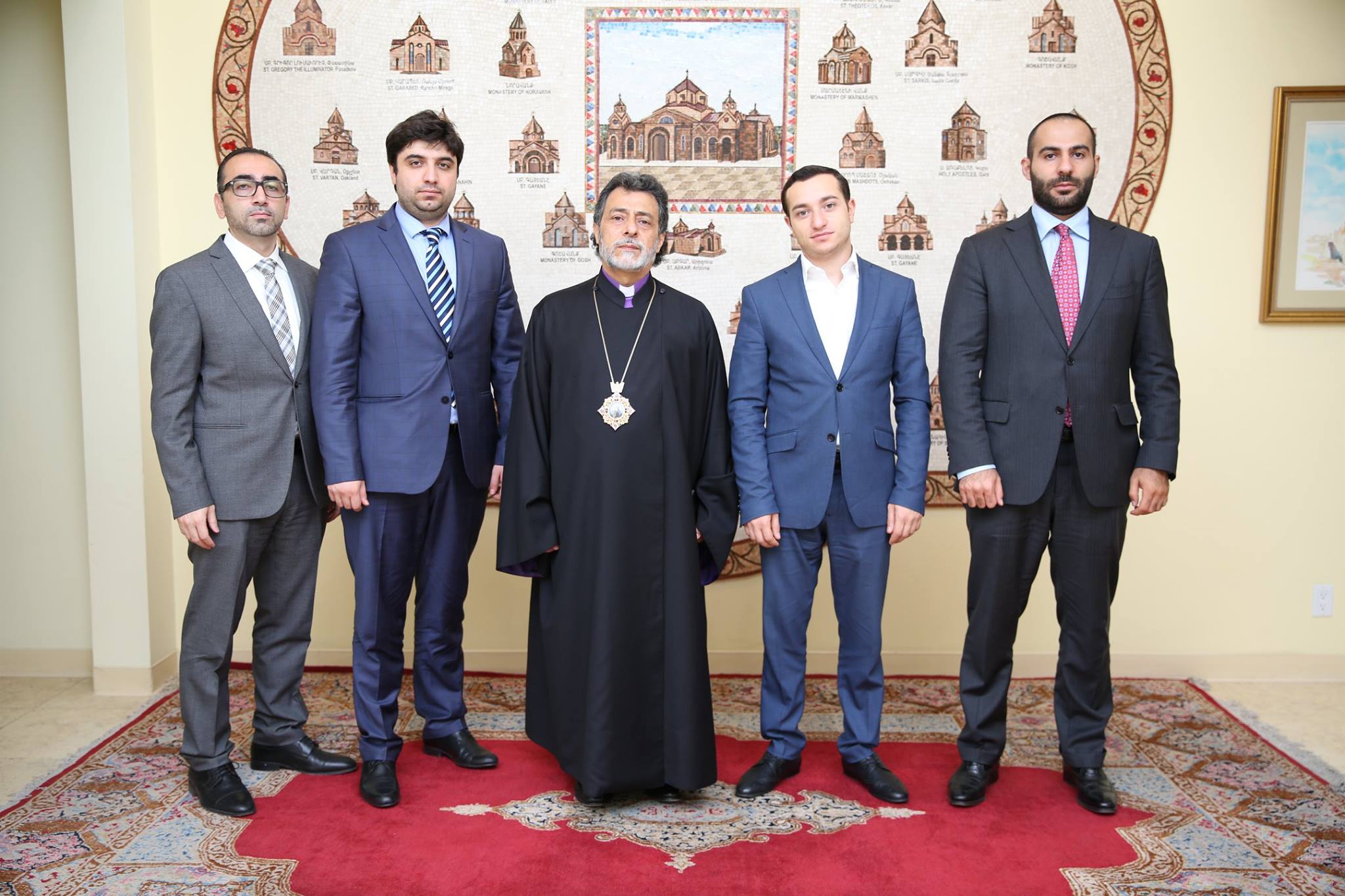 Armenia’s Minister of the Diaspora H.E. Mkhitar Hayrapetyan Visits the Western Diocese