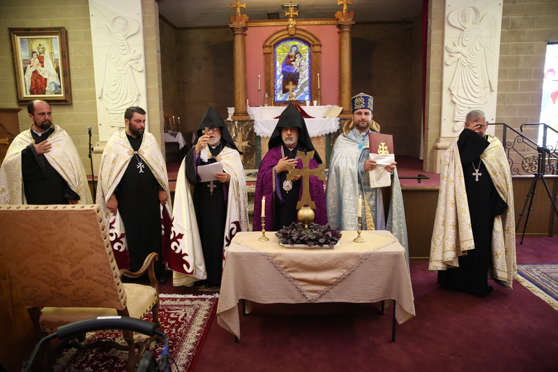 Diocesan Clergy Visit Ararat Home on the Occasion of the Feast of the Exaltation of the Holy Cross