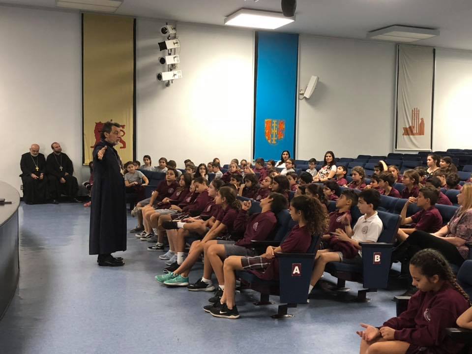 Primate Visits Armenian Schools