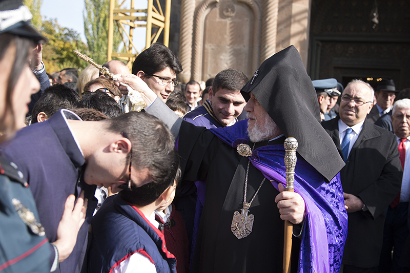 Մայր Աթոռ Սուրբ Էջմիածնում նշուեց Գարեգին Բ Ամենայն Հայոց Կաթողիկոսի օծման եւ գահակալութեան 19-րդ տարեդարձը
