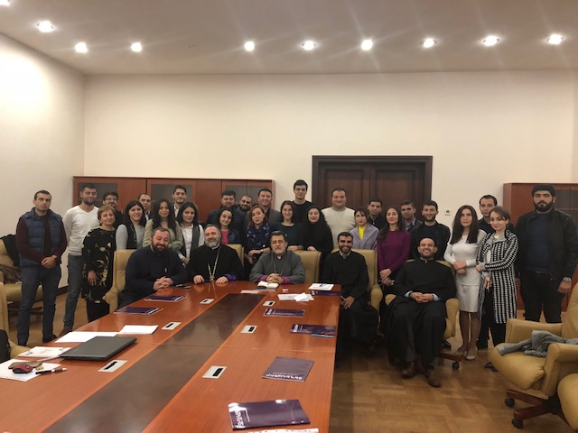 Primate Presides Over Pan-ACYO Armenia’s Diocesan Representatives and University Student Council Meetings