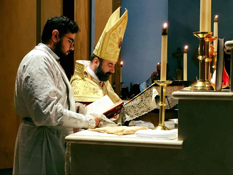 Primate of the Diocese of the Armenian Church of Damascus Celebrant at St. Paul Armenian Church of Fresno