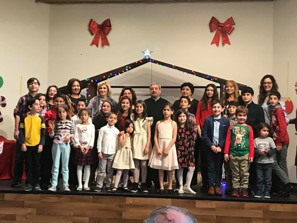 Faith formation, Armenian language, and Sunday school Christmas program at St. Apkar Armenian Church of Scottsdale