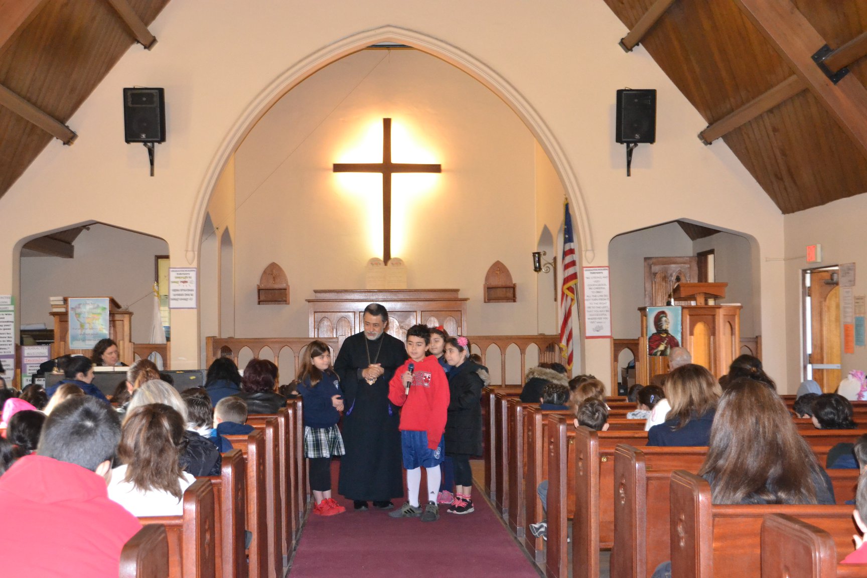 Primate Visits Armenian Schools