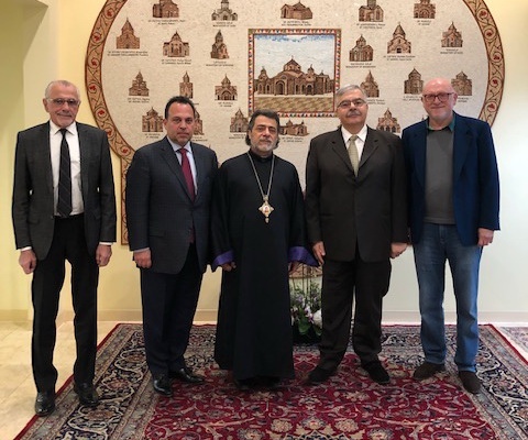 Primate Welcomes ARF Bureau Representative Mr. Hagop Der Khatchadourian to the Western Diocese