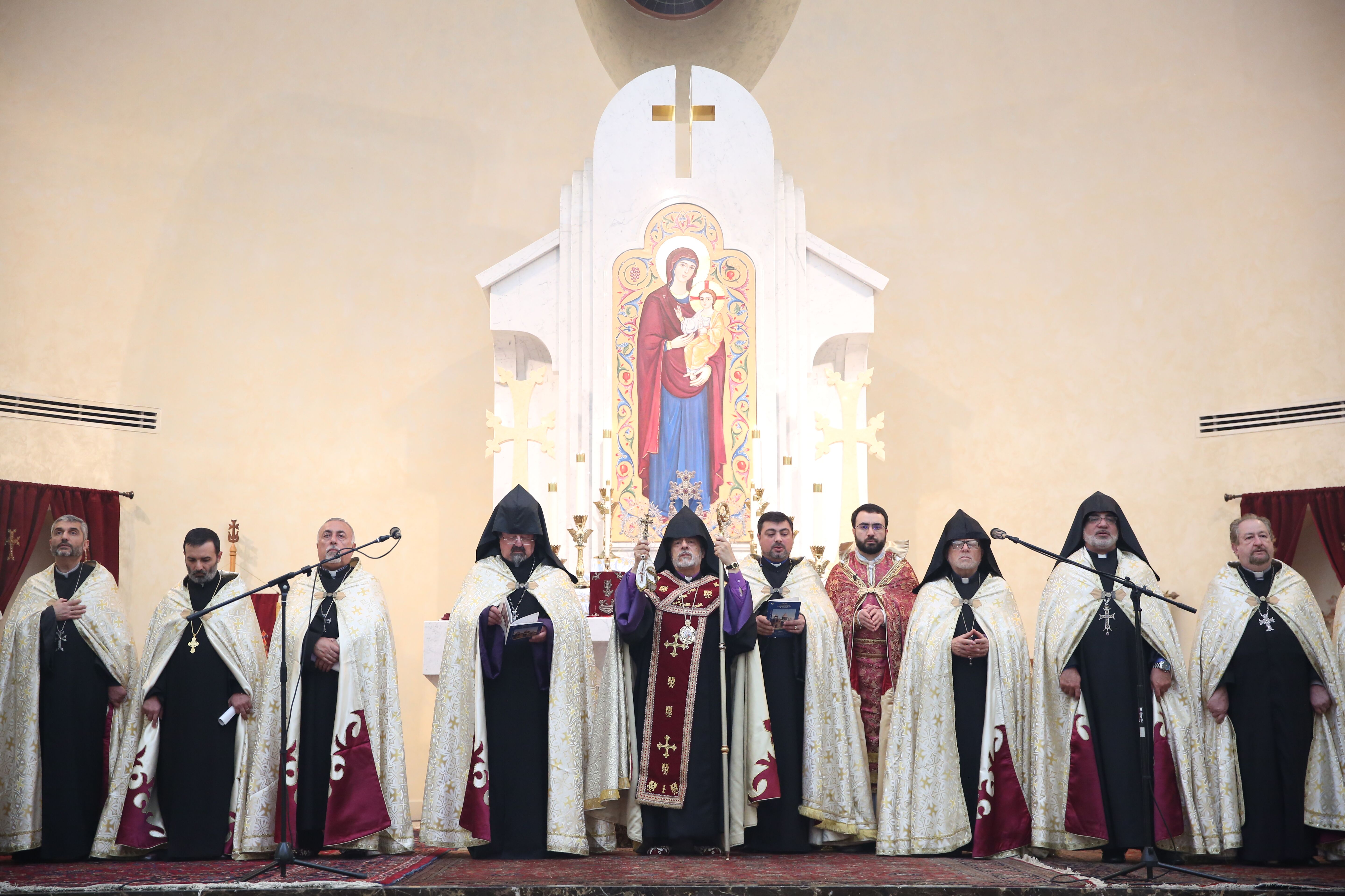 Divine Liturgy on the Feast of St. Gheovont the Priest New Diocesan Youth Tradition Established:  45 Young Adults Take Oath to Service