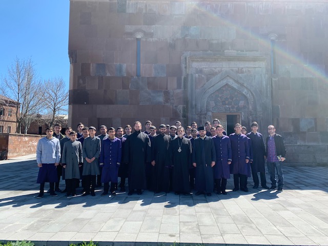 Primate Visits Turpanjian Seminary of Harichavank – Meets with Seminarians