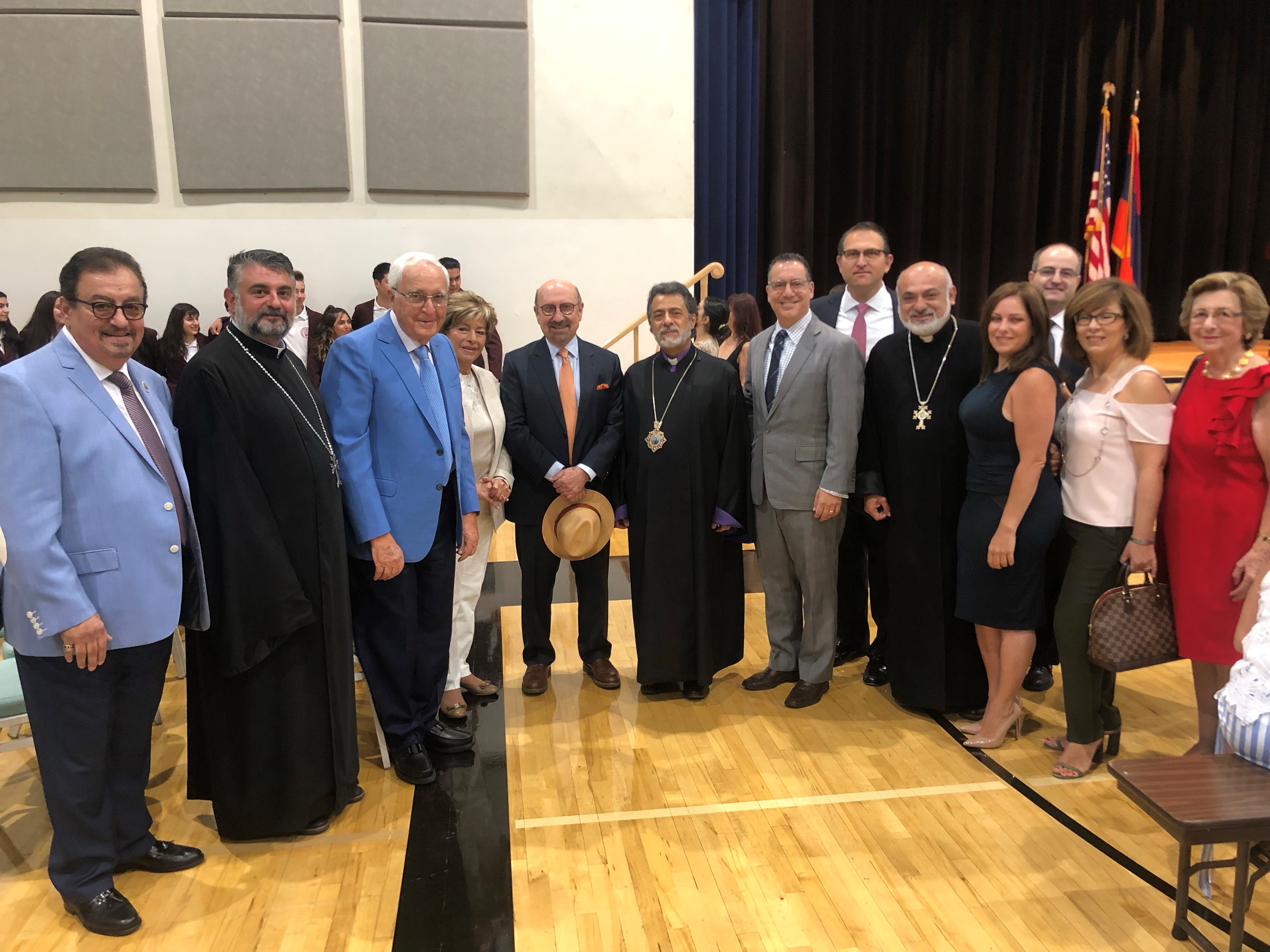 Primate Visits Armenian Schools