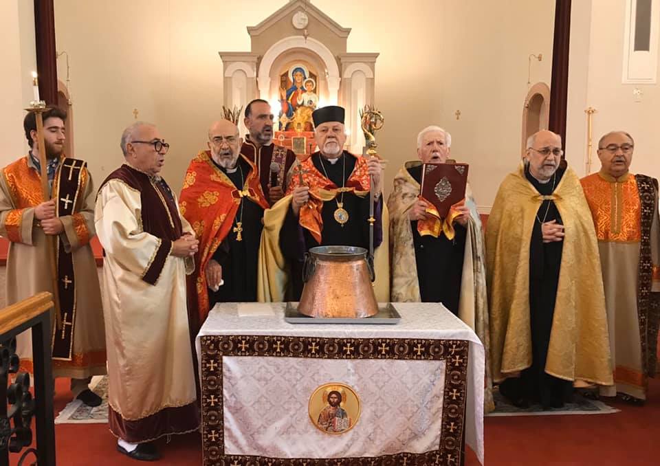 H.E. Abp. Avak Assadourian Celebrates Divine Liturgy at St. Gregory the Illuminator Armenian Church of Pasadena