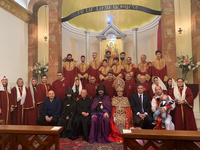 Primate Celebrant at St. Hripsime Armenian Church in Vienna