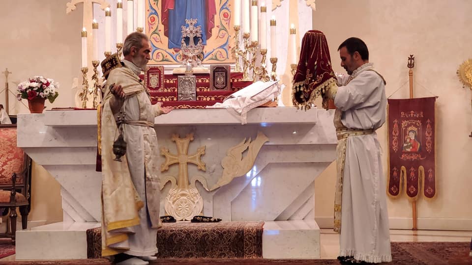 Primate of the Diocese of Arstakh Celebrant at St. Leon Armenian Cathedral