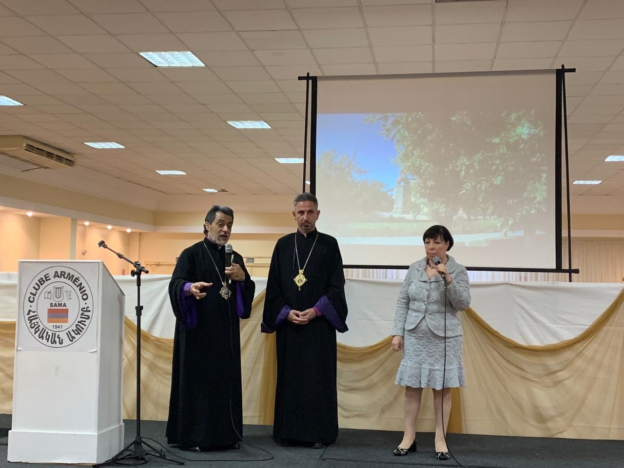 Primate Visits the Diocese of Brazil - Briefs and Encourages Community Participation in the ongoing construction of the Mother Cathedral of Holy Etchmiadzin 