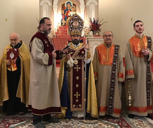 Primate of the Diocese of Damascus Celebrant at St. Gregory the Illuminator Armenian Church of Pasadena