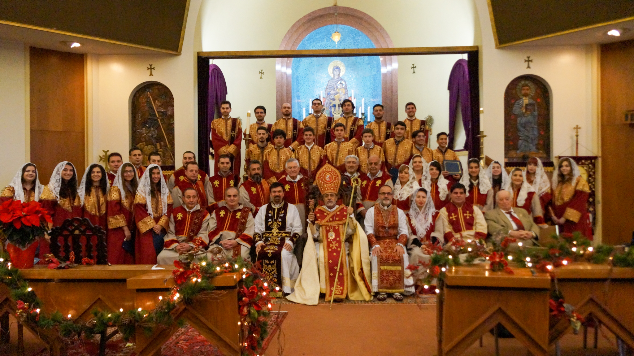 Primate Pays Pastoral Visit to St. James Armenian Church: Ordains Deacons, Awards Hye Spirit Medals