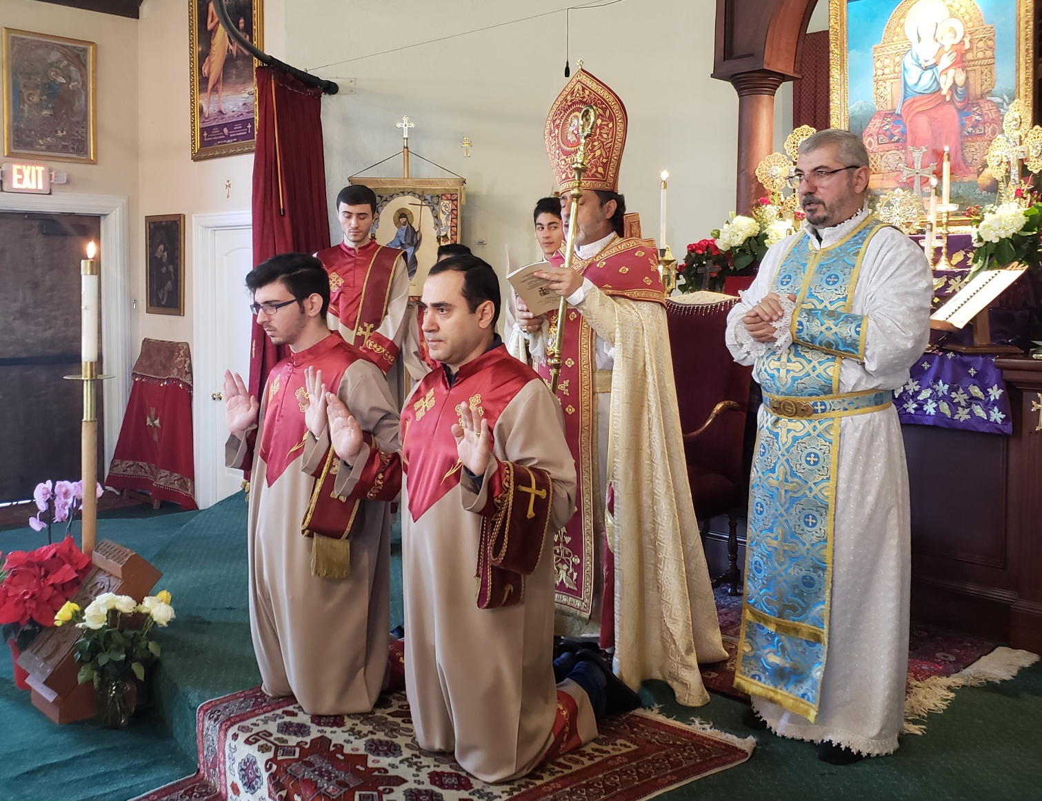 Primate Celebrant at St. Peter Armenian Church of Glendale – Ordains Acolytes and Deacons
