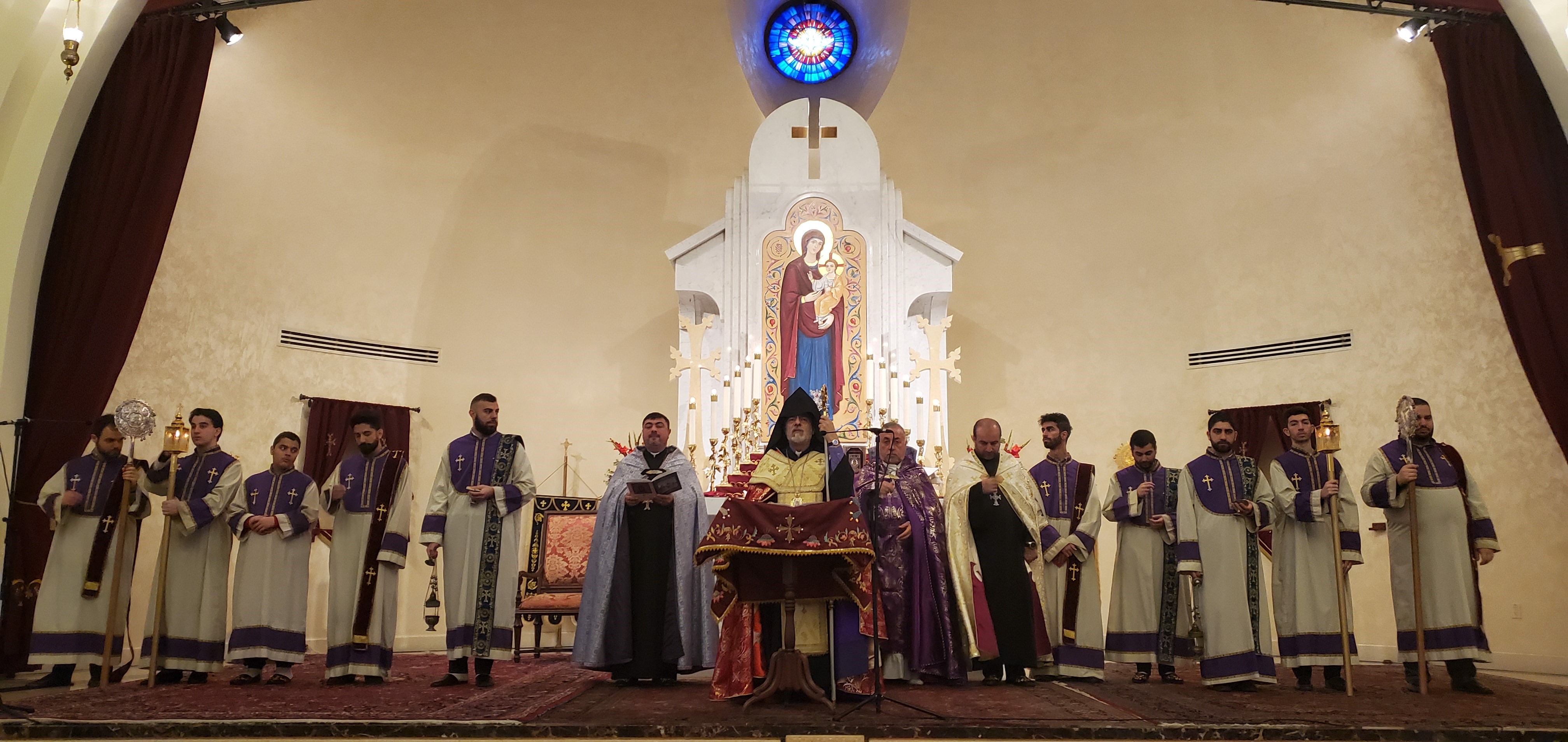 New Year Begins at St. Leon Armenian Cathedral with Prayer Service
