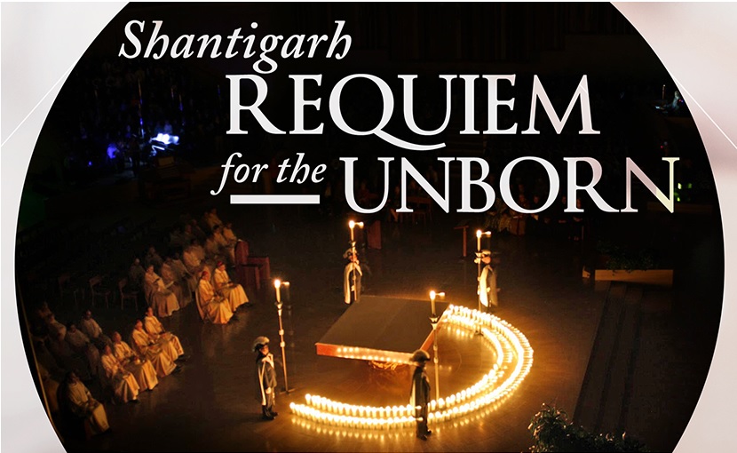 Diocesan Clergy Attend Requiem for the Unborn at the Cathedral of Our Lady of the Angels