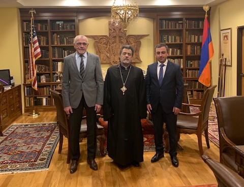 Armenia’s ARF Supreme Council Chairman Visits Western Diocese