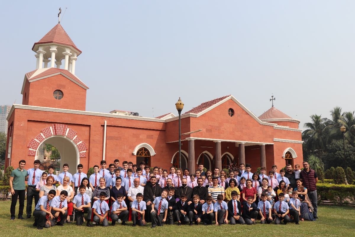 Ընդունելություն Կալկաթայի Հայոց մարդասիրական ճեմարանում