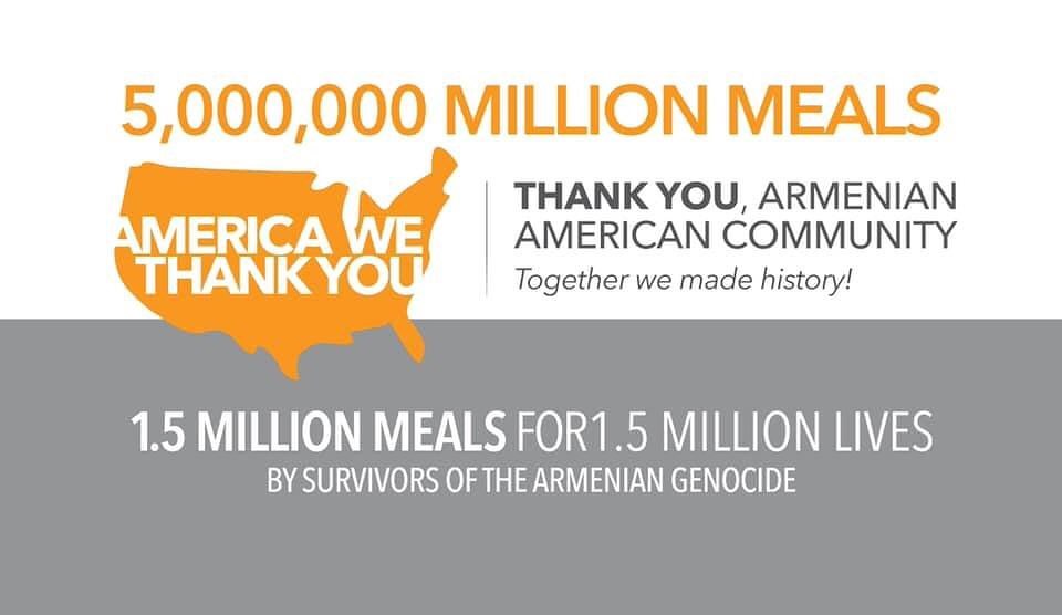 Armenian-American Community’s Feeding America Fundraiser Surmounts Goals  As COVID-19 Upends Traditional March for Justice, Armenian-Americans Come Together in Honor of First Responders Then and Now
