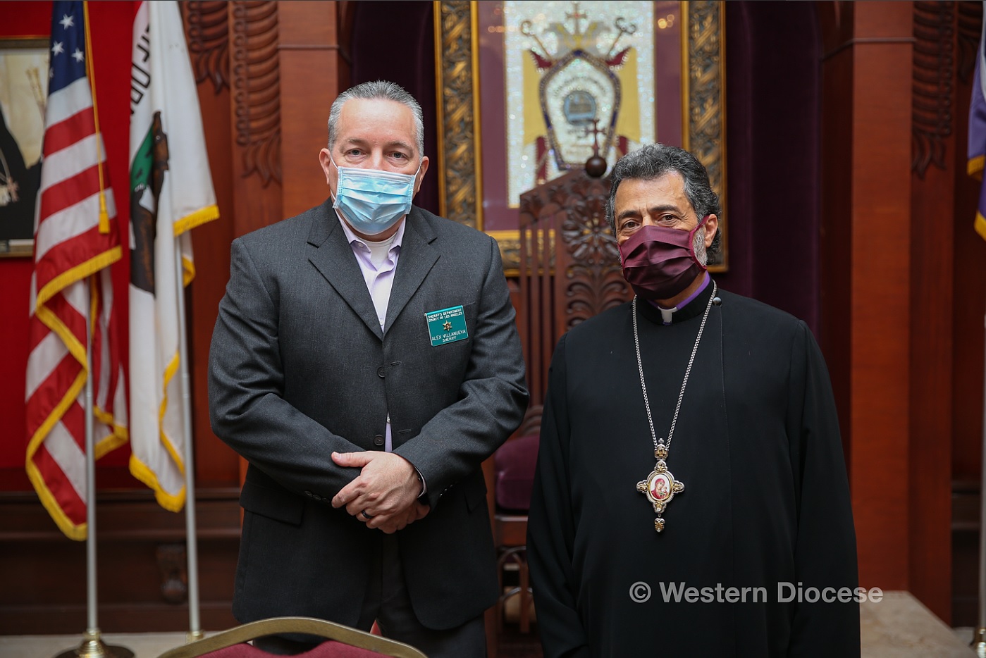 LA County Sheriff Alex Villanueva Visits the Western Diocese 