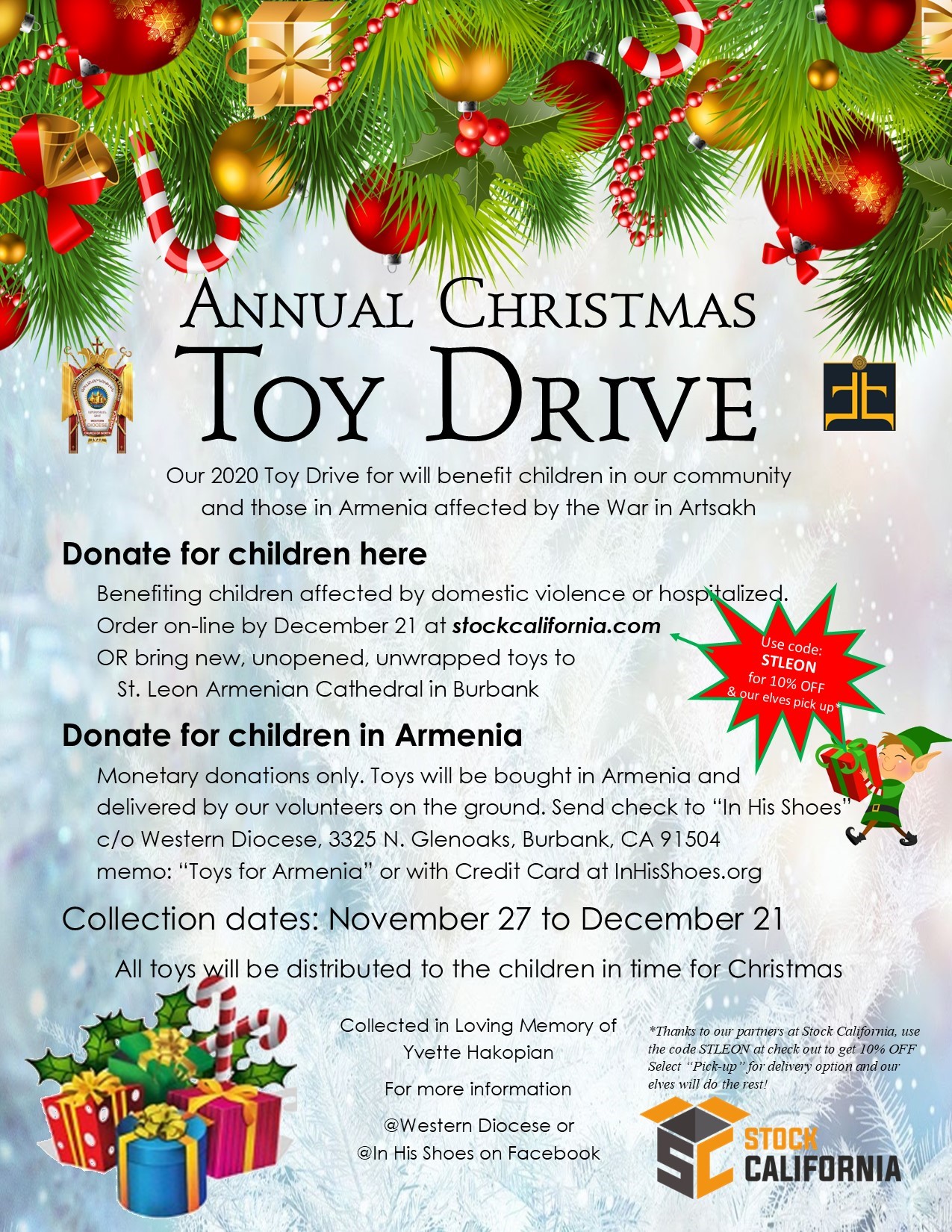 Diocese Toy Drive in Final Days 